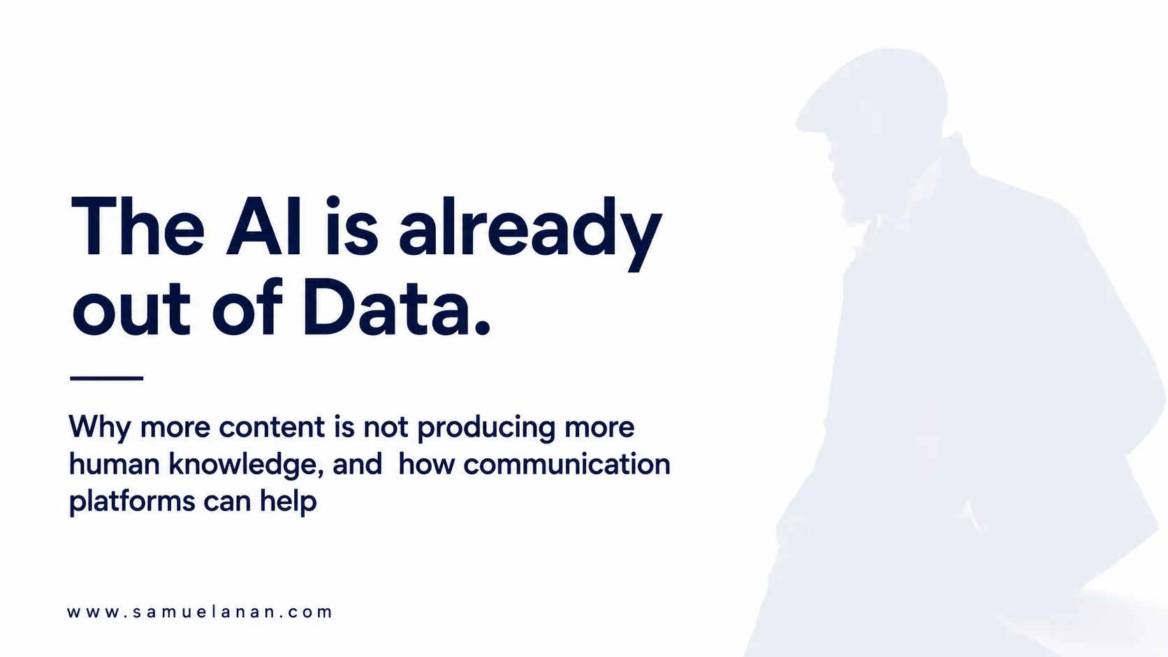 The AI Data Drought Has Already Begun