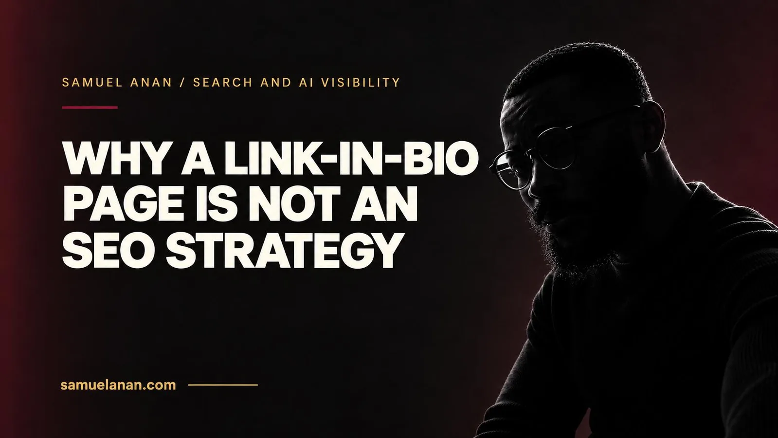 Why a Link-in-Bio Page Is Not an SEO Strategy